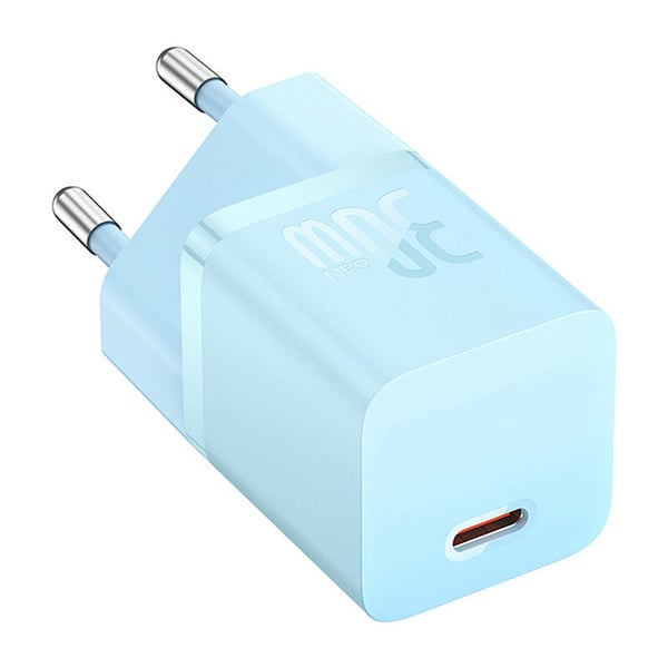 Miniatyrbild 3 av 5: Baseus GaN5 30W Mini Universal Blå AC Snabb laddning inomhus