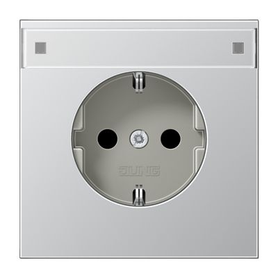 JUNG AL 1520 NA uttagboxar Typ F Aluminium