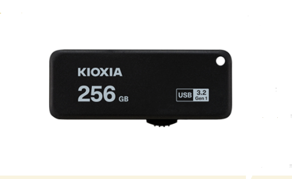 Kioxia TransMemory U365 USB-nøgle 256 GB USB Type-A 3.2 Gen 1 (3.1 Gen 1) Sort