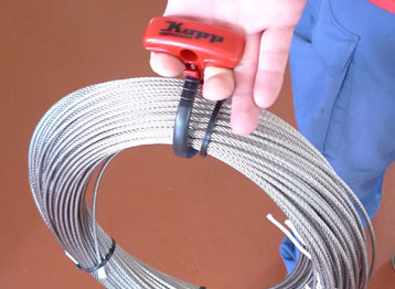 Kopp Wraptor-S kabelholder Sort, Rød 20 stk