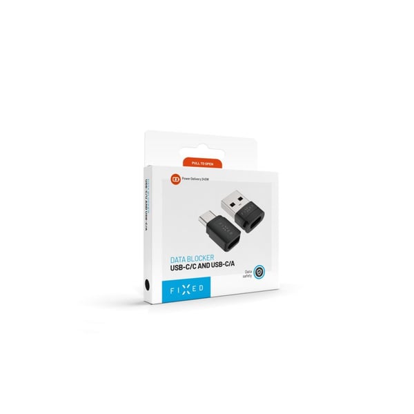 FIXED FIXA-BLC-BK portin lukitsin USB A-tyyppi, USB Type-C Musta 1 kpl
