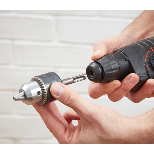 Miniatyrbild 6 av 13: Black & Decker BEHS01-QS borr 1600 RPM SDS Plus 2,6 kg Svart, Orange