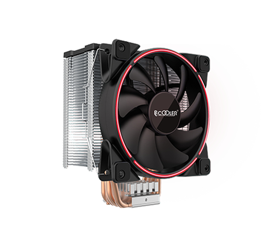 PCCOOLER GI-X5R V2 Corona Rot CPU Kühler Processor Nedkylningssats 12 cm Röd