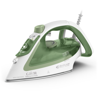 Miniatyrbillede 1 af 2: Calor Easygliss Eco Dampstrygejern Durilium Airglide-sålplade 2800 W Grøn, Hvid