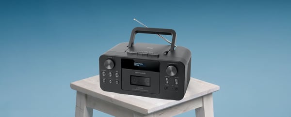 Muse M-182 DB bærbar stereosystem Analog DAB, DAB+, FM Sort