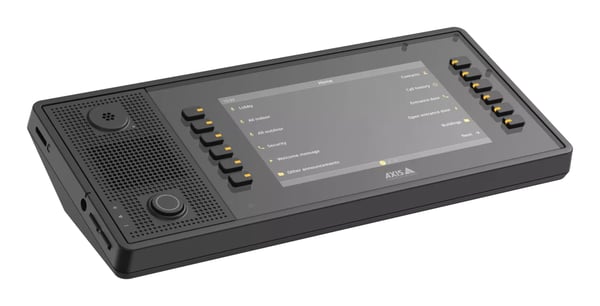 Axis C6110 video samtalesystem 17,8 cm (7") Sort