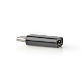 Nedis CCGB60910BK kabelomvandlare (hane/hona) USB Micro-B USB-C Svart