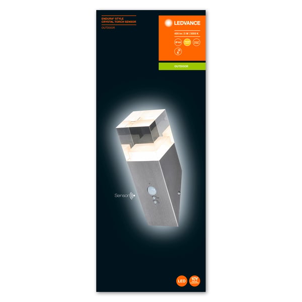 LEDVANCE ENDURA STYLE CRYSTAL Väggbelysning för utomhusbruk Glödlampan/-lamporna kan inte bytas ut LED 5 W