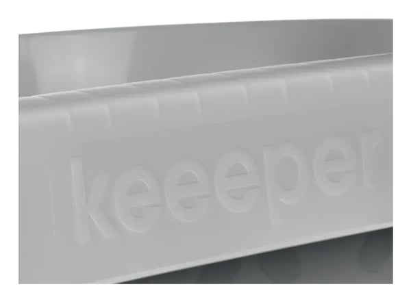 keeeper Tilda vaskekar 30,5 L Rektangulær Grå Polypropylen (PP)