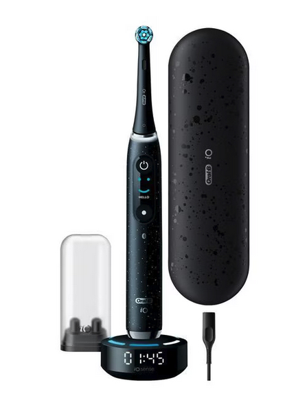 Oral-B iO iO10 Voksen Roterende tandbørste Sort