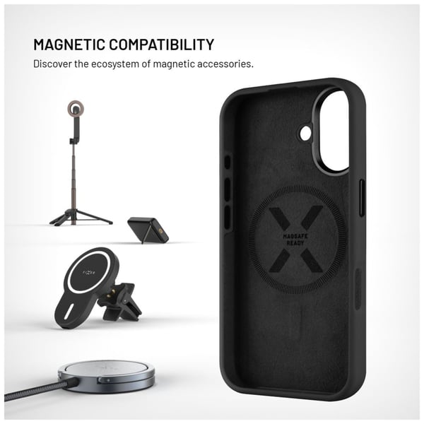 Miniatyrbillede 3 af 8: FIXED MagFlow mobiltelefon etui 16 cm (6.3") Cover Sort