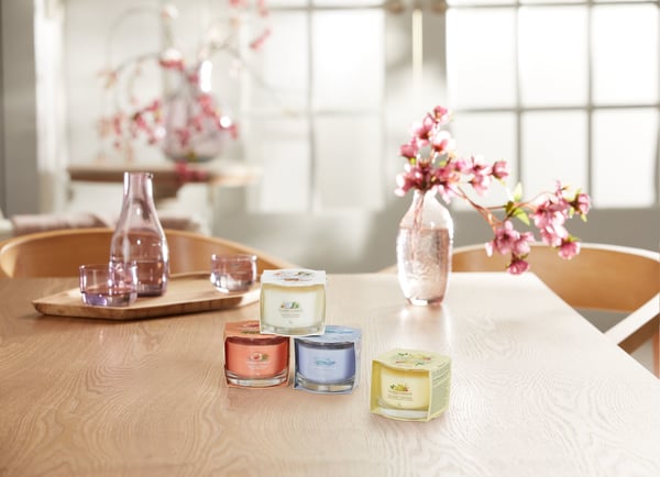 Yankee Candle Tropical Breeze vokslys Rund Tropisk Fersken 1 stk