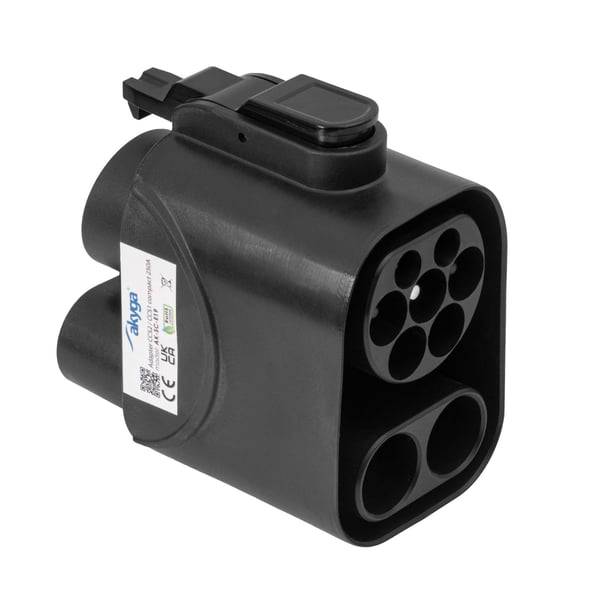 Miniatyrbild 1 av 6: Akyga AK-SC-E19 Ladekabel-Adapter CCS Combo 1 CCS Combo 2 Svart