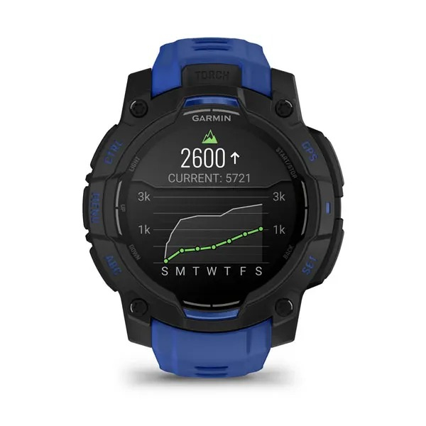 Miniatyrbillede 10 af 16: Garmin Instinct 3 3,05 cm (1.2") AMOLED 45 mm Digital 390 x 390 pixel Sort GPS (satellit)