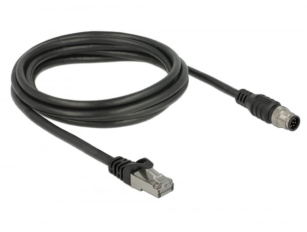 Miniatyrbillede 2 af 2: DeLOCK 84923 netværkskabel Sort 2 m Cat5e S/FTP (S-STP)