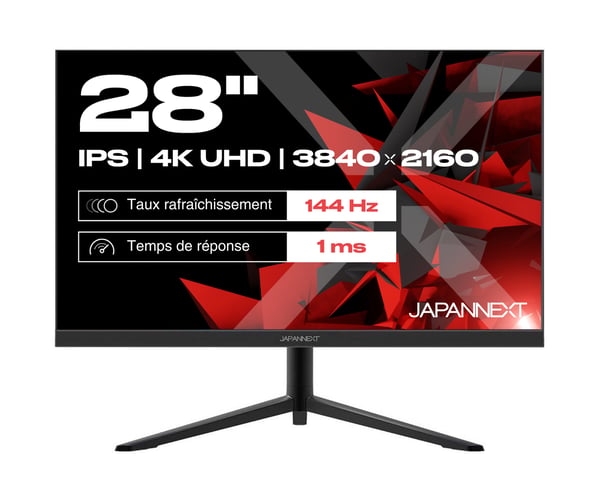 JAPANNEXT JN-IPS280UHD144F computerskærm 71,1 cm (28") 3840 x 2160 pixel 4K Ultra HD LCD Sort