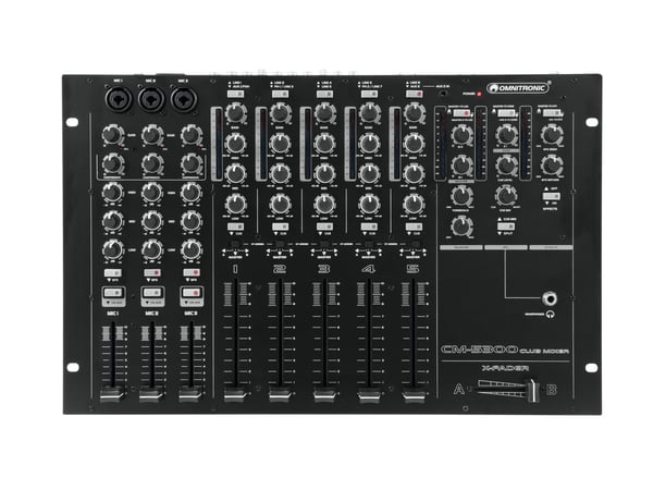 Miniatyrbillede 1 af 6: Omnitronic CM-5300 5 kanaler 20 - 20000 Hz Sort