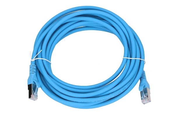 Extralink EX.6587 verkkokaapeli Sininen 5 m Cat6a SF/UTP (S-FTP) Pyöreä
