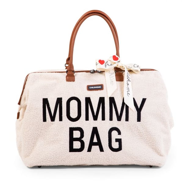 Childhome Mommy Bag Handväska Svart, Brun, Vit Nylon, Polyester