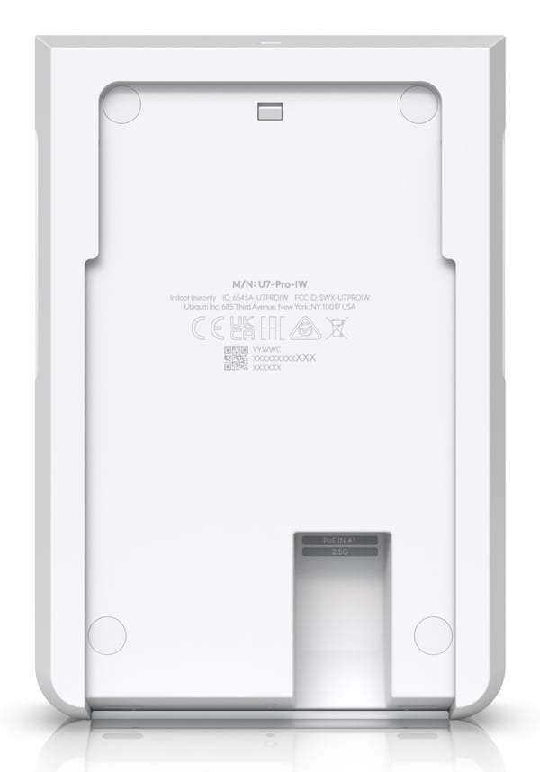 Ubiquiti U7 Pro Wall 5700 Mbit/s Hvid Strøm over Ethernet (PoE)