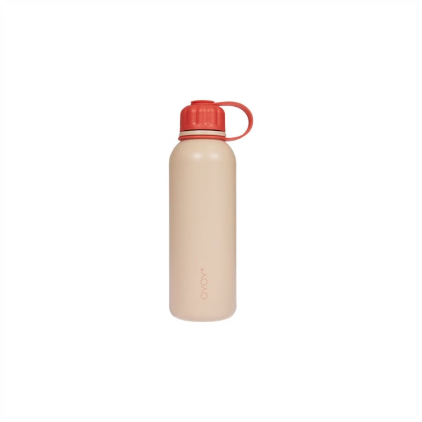 Miniatyrbillede 1 af 3: OYOY L300844 drikkedunk Dagligt forbrug 520 ml Polypropylen (PP), Rustfrit stål Kirsebær (frugt), Koral, Rød