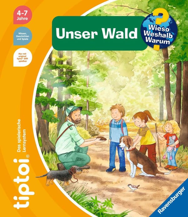 tiptoi 49272 böcker Utbildnings- Tyska 16 sidor Inbunden