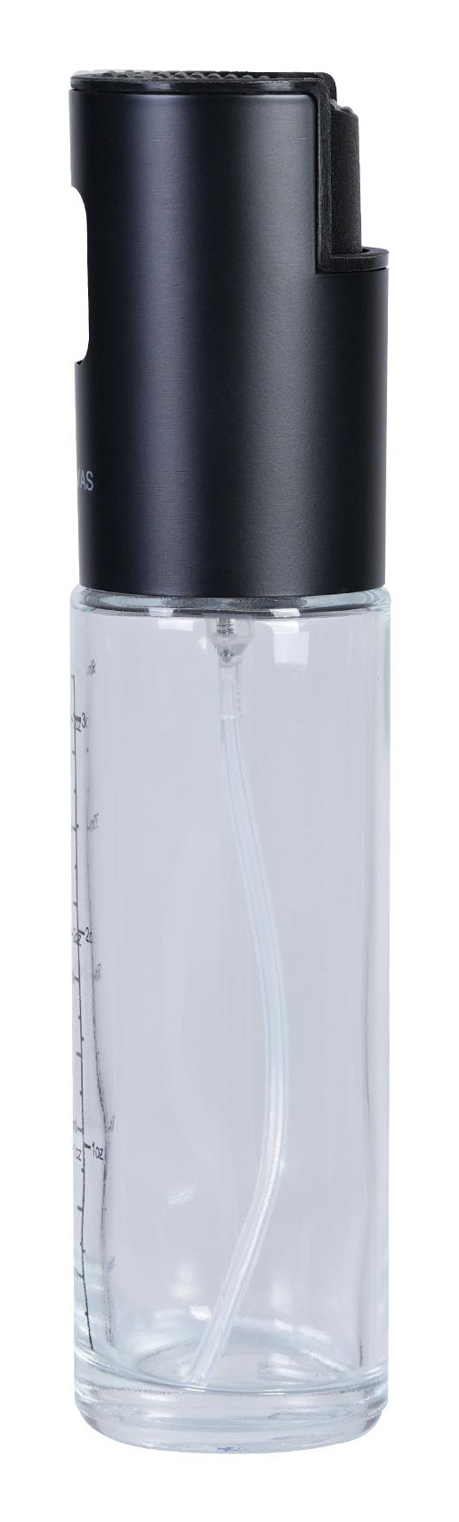 Muitomas OILSPRAY100MLBK olie/eddike beholder 0,1 L Flaske Glas, Plast Sort, Transparent