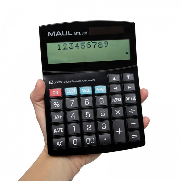 MAUL MTL 800 regnemaskine Desktop Skærm Sort