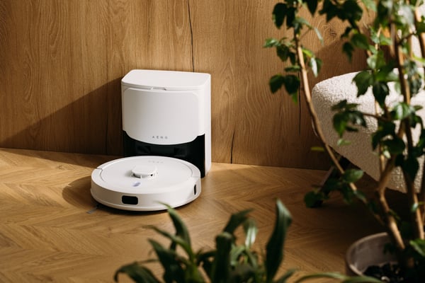 Miniatyrbillede 8 af 11: AENO Robot Vacuum Cleaner RC4S: wet & dry cleaning, smart control App, HEPA filter, 2-in-1 tank