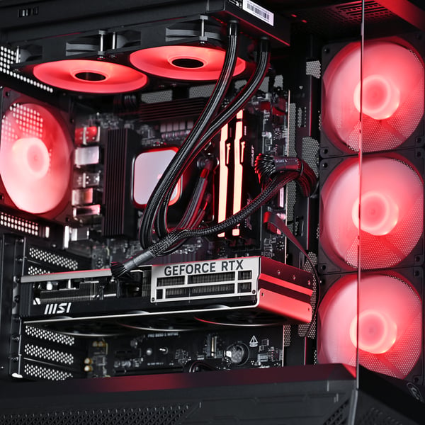 Actina 5901443440291 PC AMD Ryzen™ 9 9950X3D 32 GB DDR5-SDRAM 1 TB SSD NVIDIA GeForce RTX 5080 Windows 11 Home Midi Tower Sort