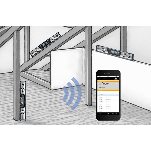 Laserliner DigiLevel Pro 80 niveau 0,8 m Grå