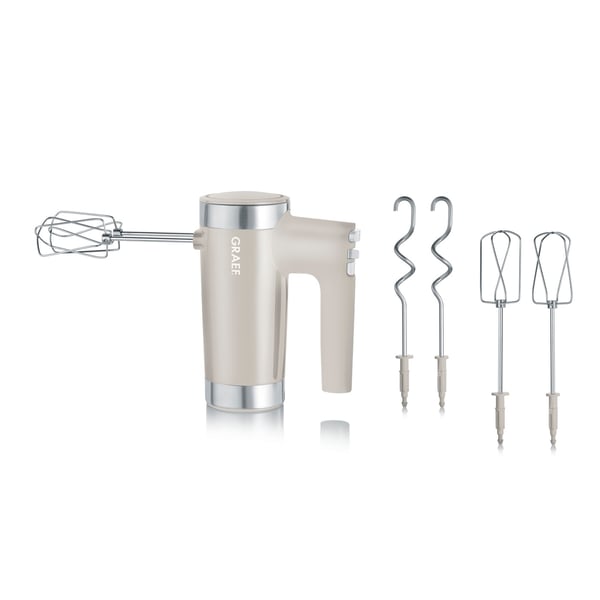 Miniatyrbild 2 av 5: Graef HM508 Handmixer 600 W Mullvadsgrå