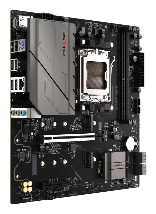 Miniatyrbillede 7 af 8: Sapphire PULSE A620AM AMD A620A Sokkel AM5 micro ATX