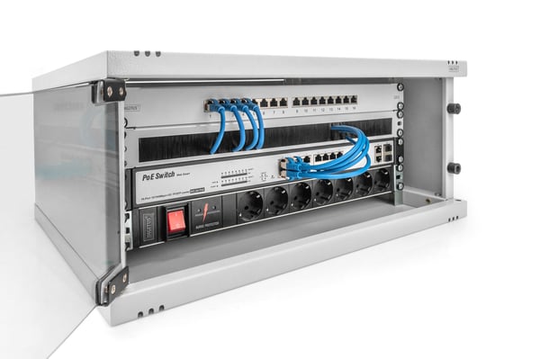Digitus DN-38010 rack 4U Väggmonterad rack Grå