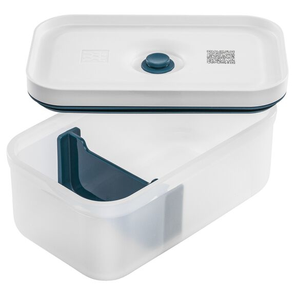 ZWILLING Fresh & Safe Rektangulär Container 0,8 l Blå, Vit 1 styck