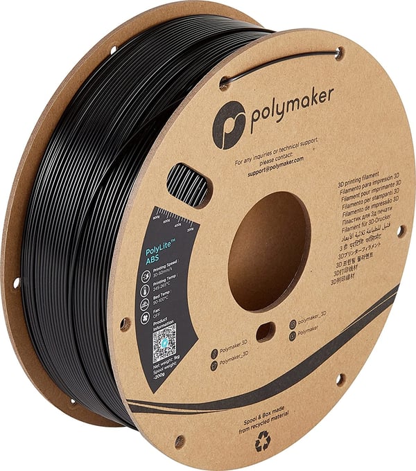 Polymaker PE01001 3D print materiale ABS Sort 1 kg