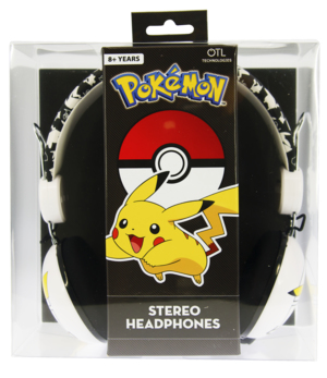 OTL Technologies Pokémon Pikachu Japanese Hovedtelefoner Ledningsført Headset Musik Sort, Hvid, Gul