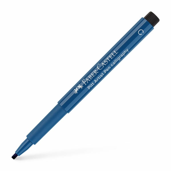 Miniatyrbillede 1 af 6: Faber-Castell 167547 kalligrafipen Blå 1 stk