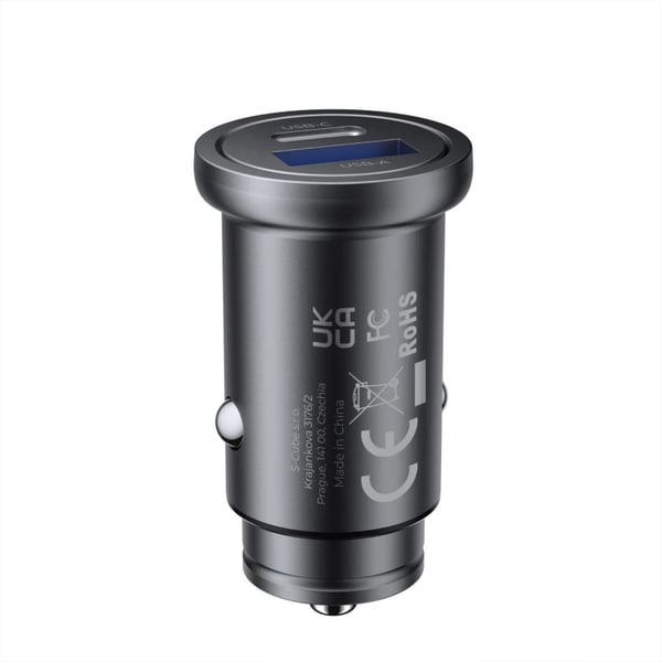Mobile Origin MO-MCCH30W-CA12 oplader til mobil enhed Smartphone Sort Cigartænder Hurtig opladning Automatisk