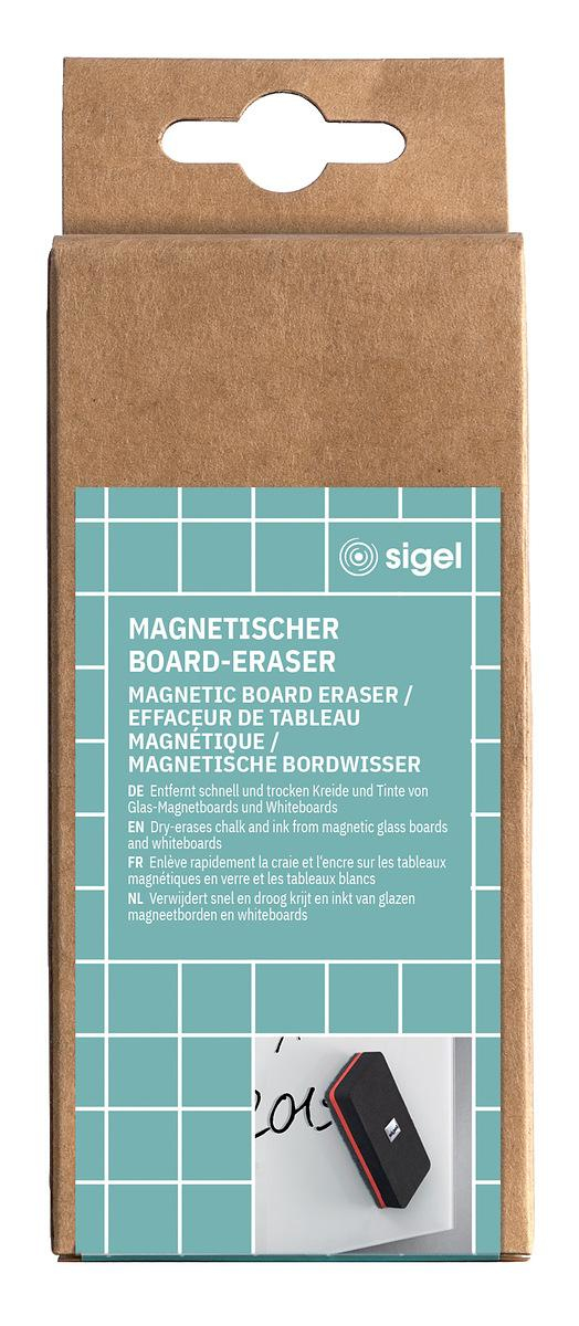 Sigel BA188 viskelæder EVA (ethylenvinylacetat), Fleece Sort, Rød 1 stk