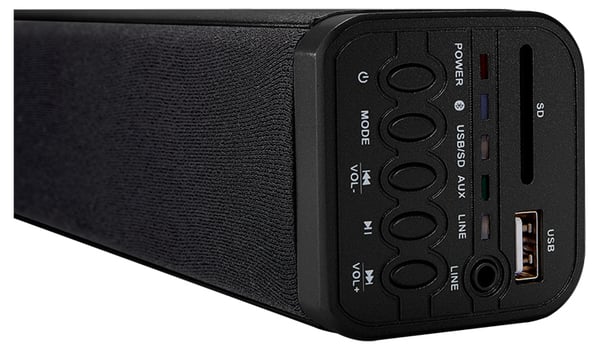 Miniatyrbild 5 av 9: Thomson SB250BT soundbar-högtalare Svart 2.1 kanaler 200 W