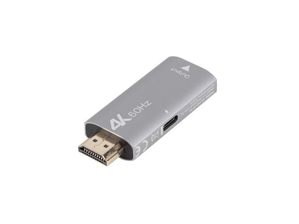 Pikkukuva 1 / 5: Lanberg AD-HD-DP-01 videokaapeli-adapteri 0 m HDMI-tyyppi A (vakio) DisplayPort Hopea