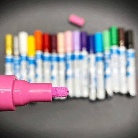 Schneider Schreibgeräte Paint-It märkpennor 6 styck Rundad spets Svart, Blå, Grön, Lila, Röd, Vit