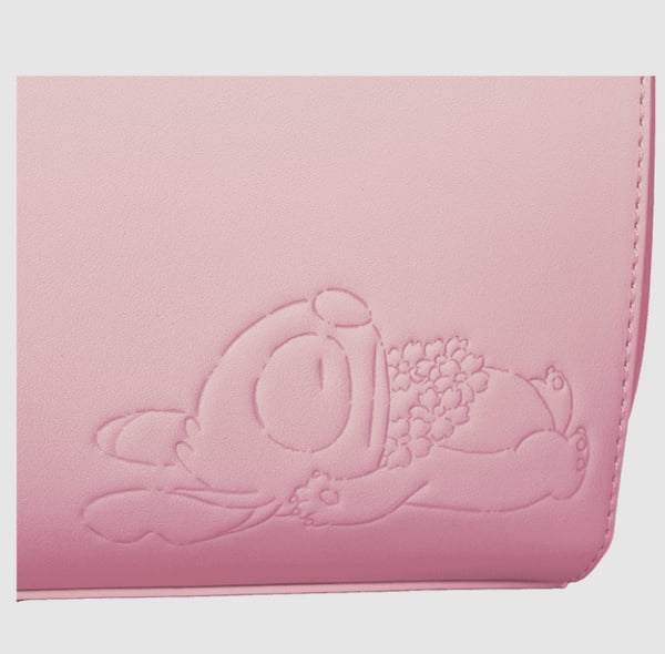Loungefly Stitch & Angel Cherry Blossom Heart Polyuretaani (PU) Vaaleanpunainen Tyttö Olkalaukku