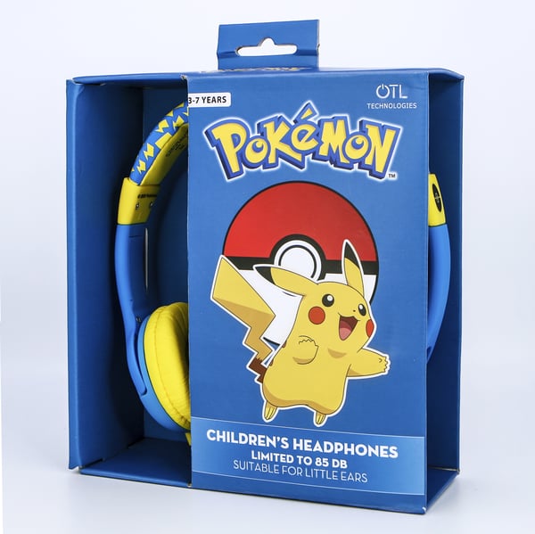 OTL Technologies Pokémon Pikachu Hovedtelefoner Ledningsført Headset Musik Flerfarvet