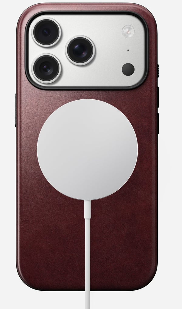 Miniatyrbild 3 av 7: Nomad Modern Leather Case mobiltelefonfodral 16 cm (6.3") Mobilskal Bordeaux
