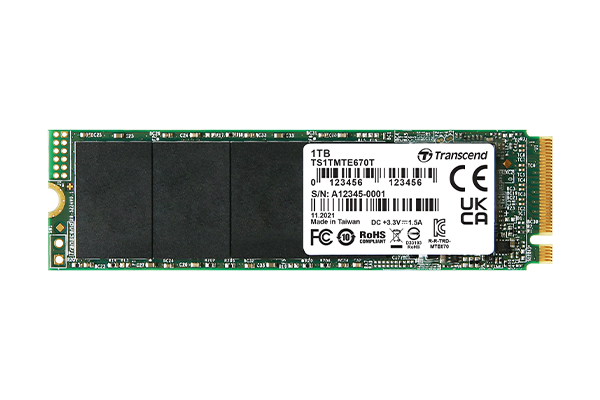Transcend MTE670T 512 GB M.2 PCI Express 3.0 NVMe 3D NAND