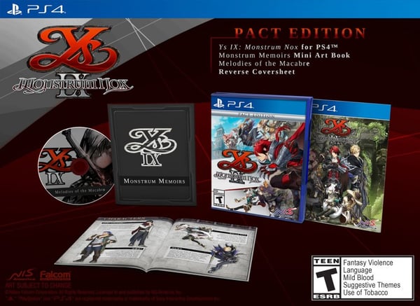 NIS America Ys IX: Monstrum Nox Pact Edition Flerspråkig PlayStation 4