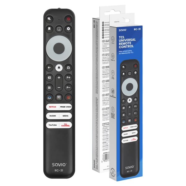 Savio RC-31 fjernbetjening RF trådløst Tryk på knapper