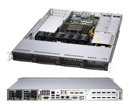 Supermicro A+ Server 1014S-WTRT Socket SP3 Stativ (1U) Sort